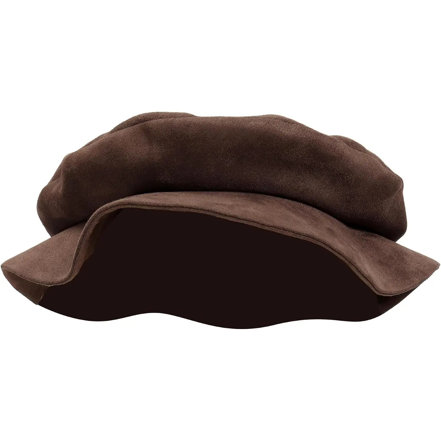 Medieval Tudor Flat Cap, Faux Suede Beret Hat, Renaissance Festival Costume Accessories for Men and WomenGift