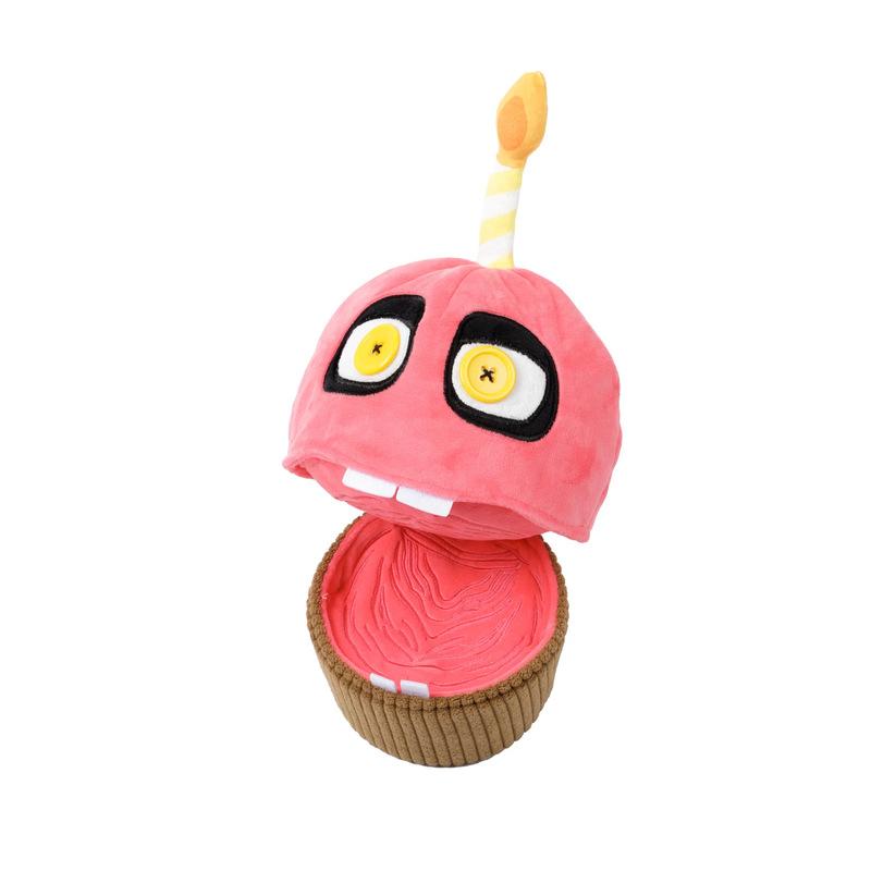 New Five Nights Cupcake Toy Soft Stuffed Animal Horror Game Character Cute Plushie Collectible Gift for Kids Game Fans