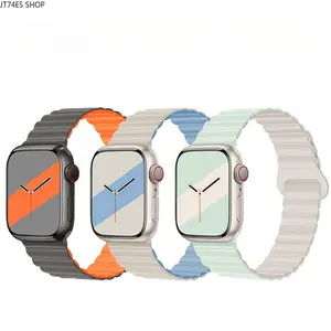 Trending Silicone Magnetic Watch Strap for Apple Watch, Fits Series 1–11, Ultra3, SE 2, Lightweight Sport Wristband