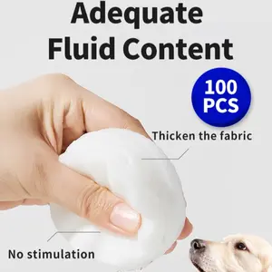 Pet Eye Wipes for Tear Stain Removal, Cat Eye Cleaning Wet Pads, Gentle Pet Care Essentials, Effective Tear Stain Remover