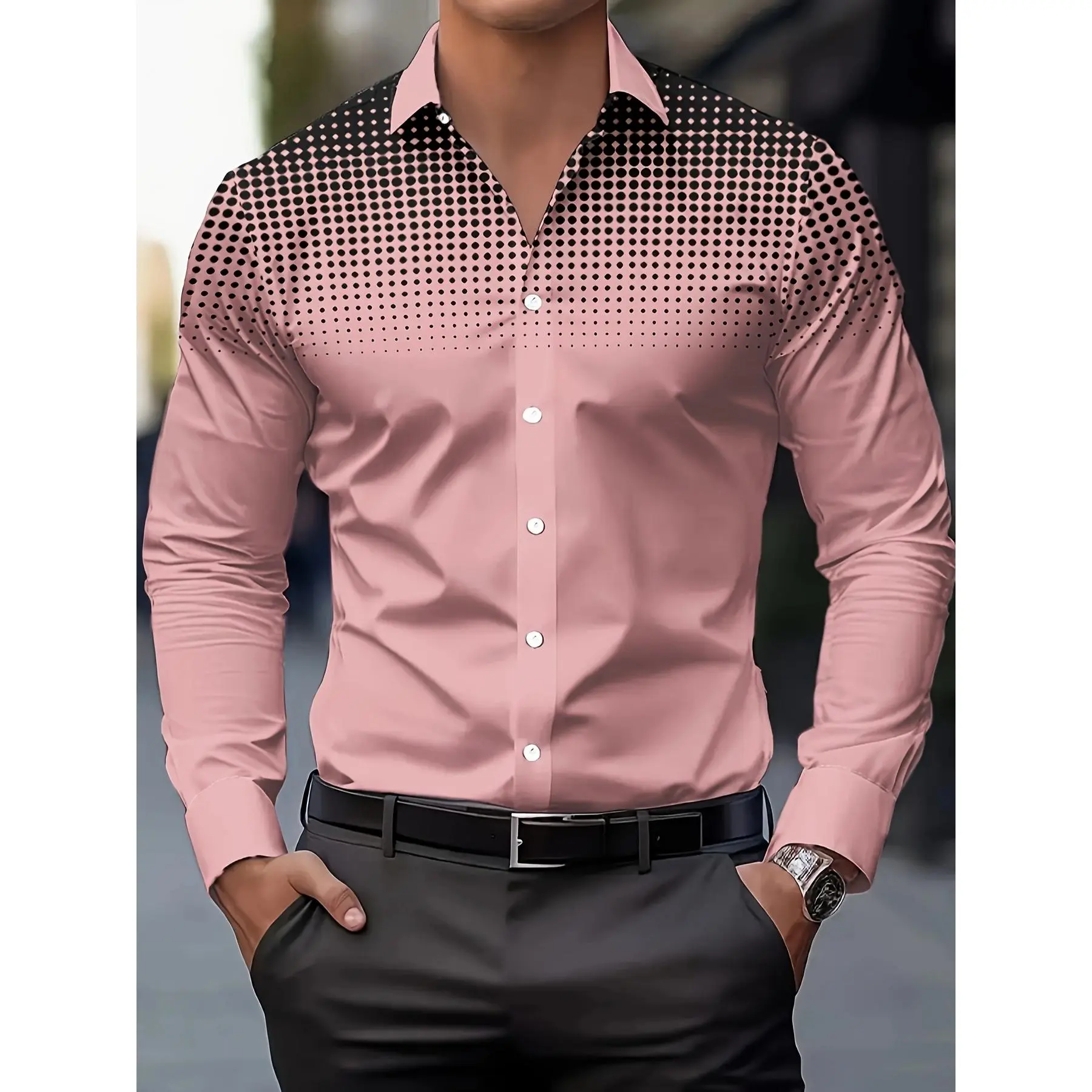 Men's Casual Long Sleeve Shirt