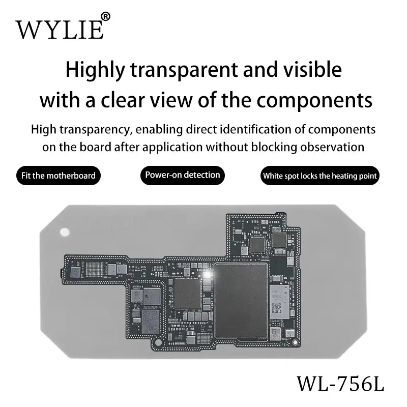 WYLIE WL-756L Motherboard Short Circuit Finder Pad Flexible Heat For Mobile Phone Repair Accurately Locate Hotspots Instantly