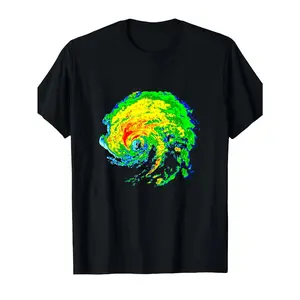 NEWMen's & Women's Meteorologist Storm Chasing T-Shirt - Vintage Weather Radar & Tornado Tracking Graphic Tee, 220GSM Pure Cotton Casual Shirt for severe weather enthusiasts
