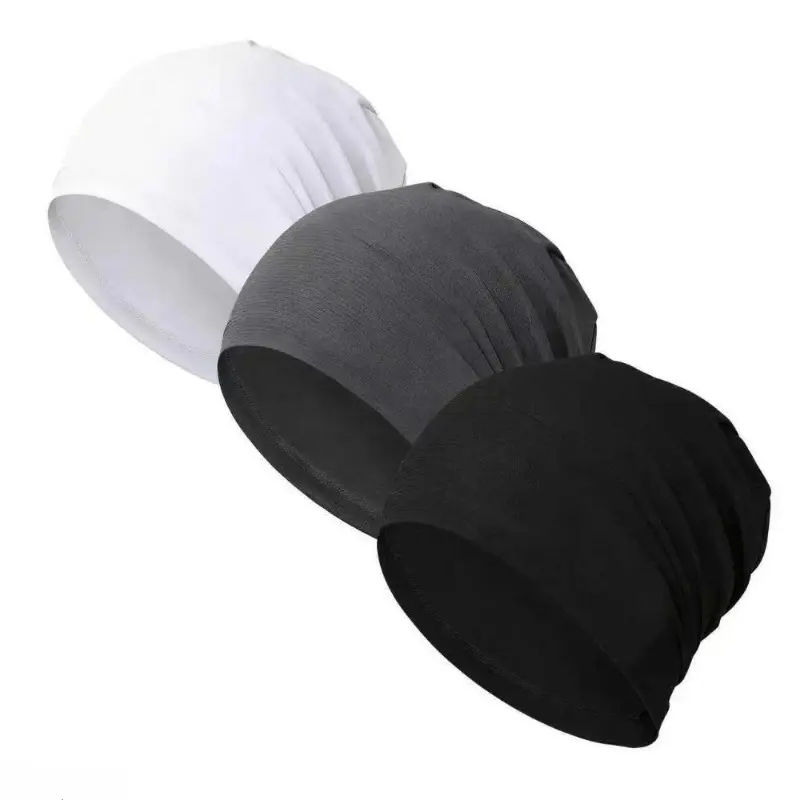 Unisex Lightweight Breathable Polyester Blend Beanie, 52-60cm Stretchy Relaxed Fit One Size Fits All Headwear, All Season Aesthetic Streetwear Hat for Daily Running Sports Outdoor Workout Summer Vibes