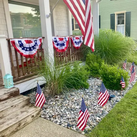 5 Pack Large American Fan Flags – 4th July Patriotic Half Fan Bunting, Decorative Vibrant Design Banner, Party Backdrop Decoration, Eye-Catching & Reusable Outdoor Party Decoration for Home, Yard, BBQ – Must-Have for Proud Americans #GLOBAL PICKS