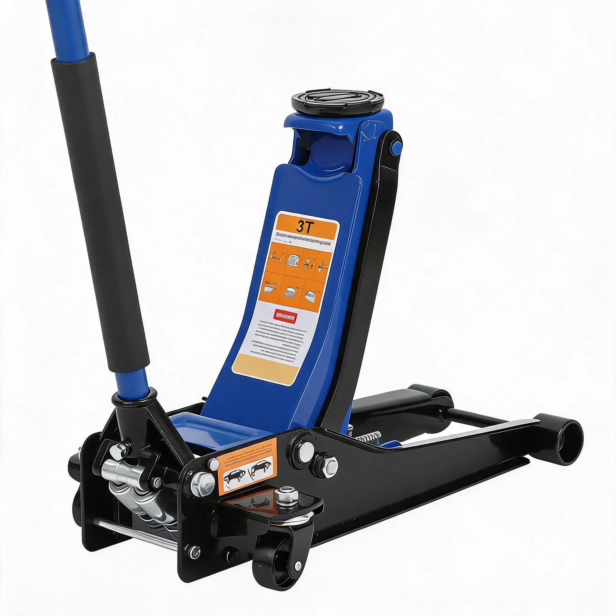 3 Ton Low Profile Hydraulic Floor Jack – Heavy Duty Q235B Steel – Dual Pump Quick Lift – Professional Trolley Jack for Cars, SUVs, Trucks – Ideal for Garage, Workshop & Auto Repair