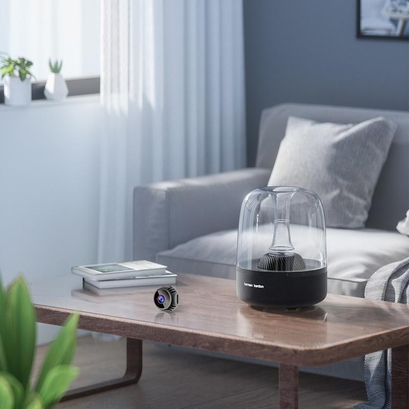 1080P Mini Camera, Full HD Surveillance Camera, Indoor Surveillance, Mini Camera Live Transmission Mobile Phone App, Long Standby WiFi Camera, Motion Sensor Night Vision