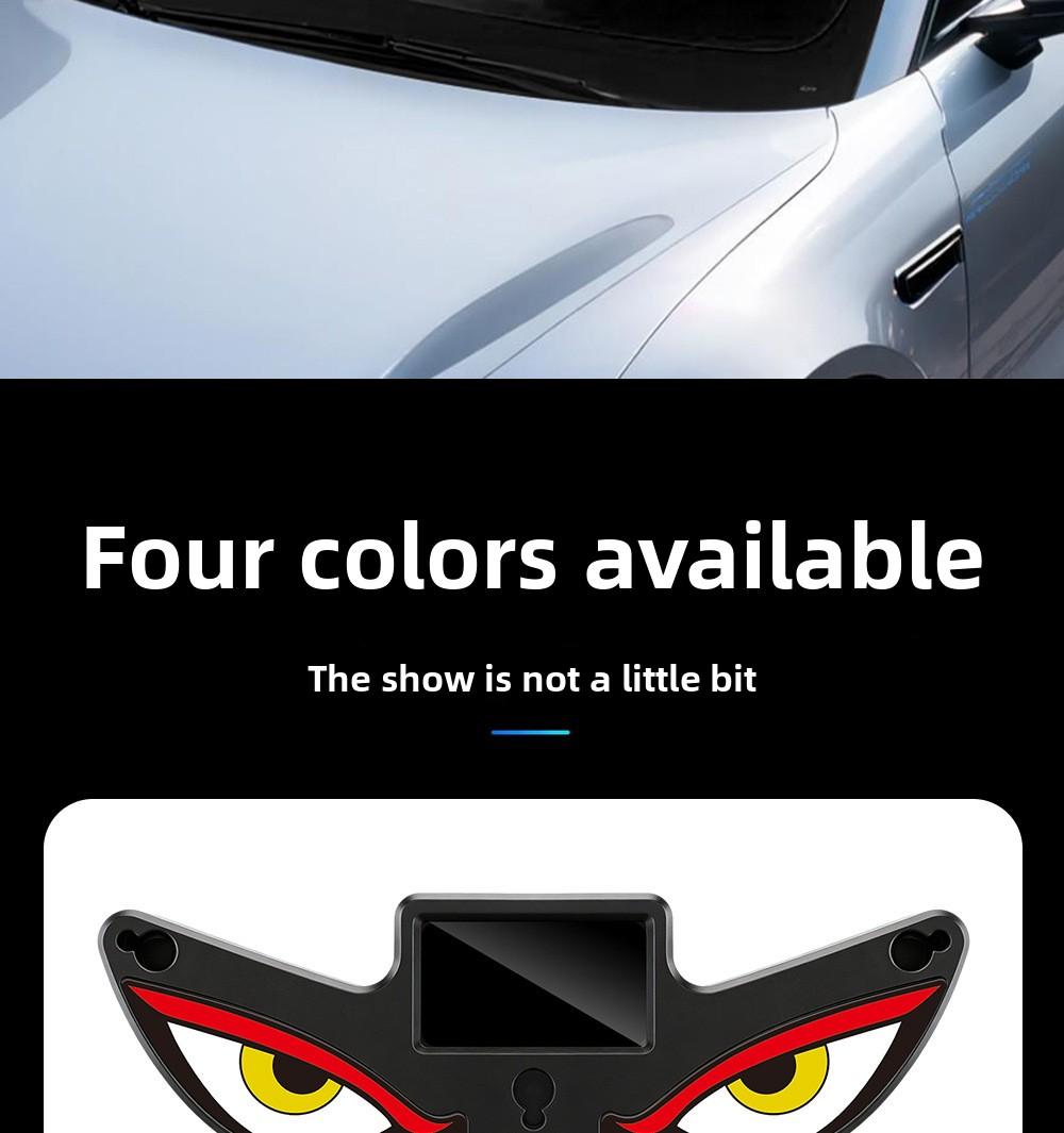 Solar Devil Eye Rear Window Light |   Wireless LED Accent Glow for Night Drive & Car Meets