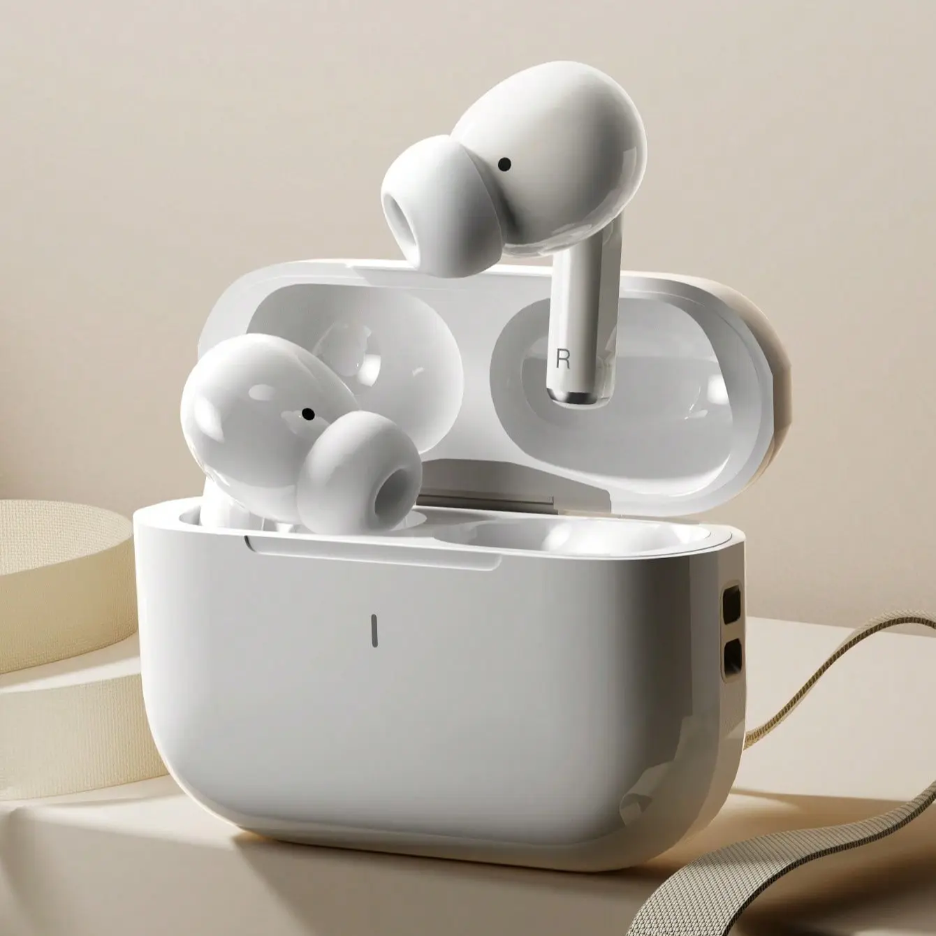 New True Wireless Sports Music Headphone Earbuds, Mini In-Ear Design, TWS HiFi Bass, HD Call Quality, Bluetooth-compatible, Gaming, Running, Unisex
