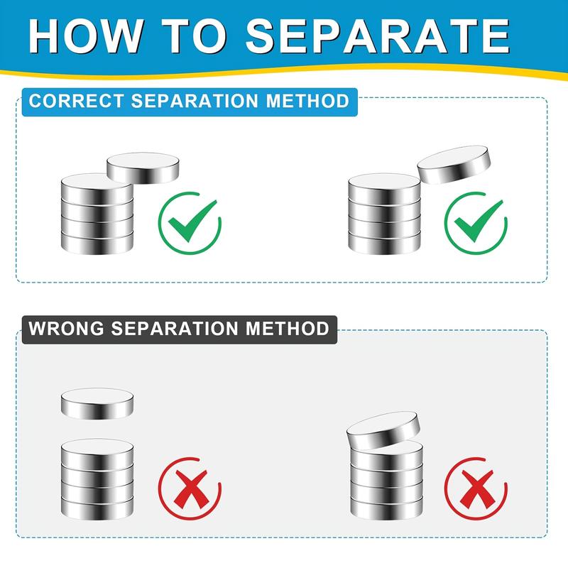100/200 Pack Small Magnets, Refrigerator Magnets 8x2mm Rare Earth Magnets Neodymium Magnets For Tool, Whiteboard, Kitchen Cabinet