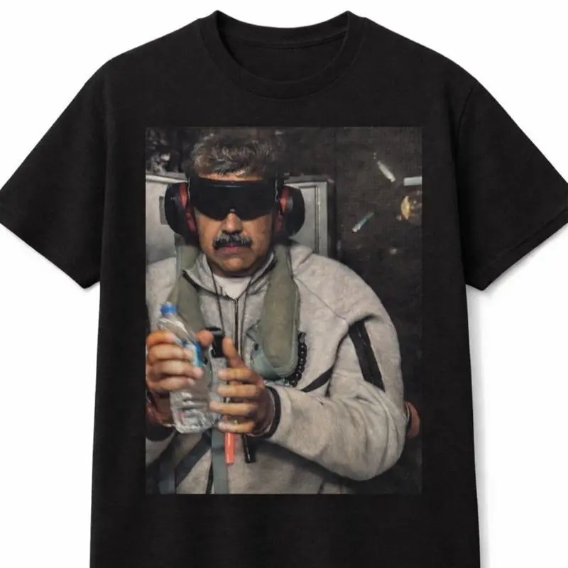 Men's Maduro Preso Graphic T-shirt, Classic Casual Streetwear for Menswear in Soft 100% Premium Cotton, Tshirt, Shortsleeve, Tee, Photorealistic, Unisex Cut, Vibrant, Digital Print, Prints, Clothes, Fabric, Day, Top