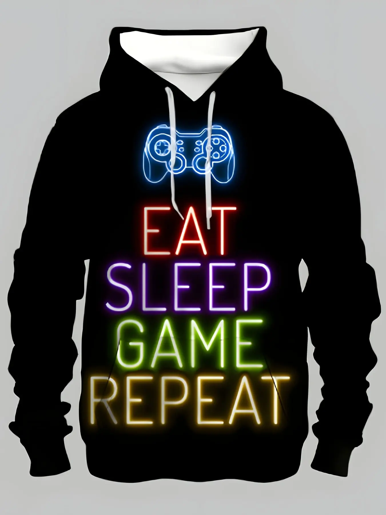 4 Pack Gamer Hoodies Set, Cool Esports Print Tops, Trendy Gaming Apparel, Comfortable and Stylish, Perfect for Gamers