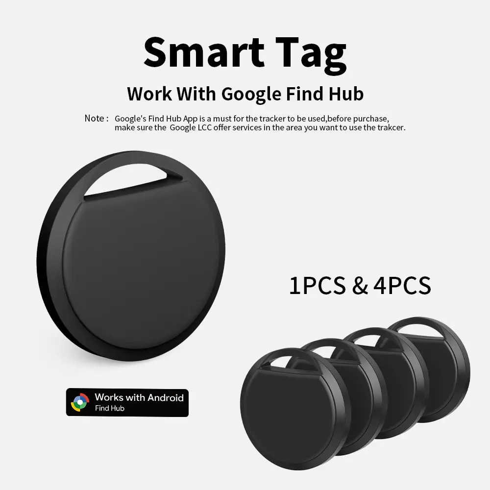Smart Air Tracker Tags for Android, Durable Anti-Lost Finders, 80-100db Sound Alerts, Real-Time Tracking, Secure Connection, Left-Behind Alerts