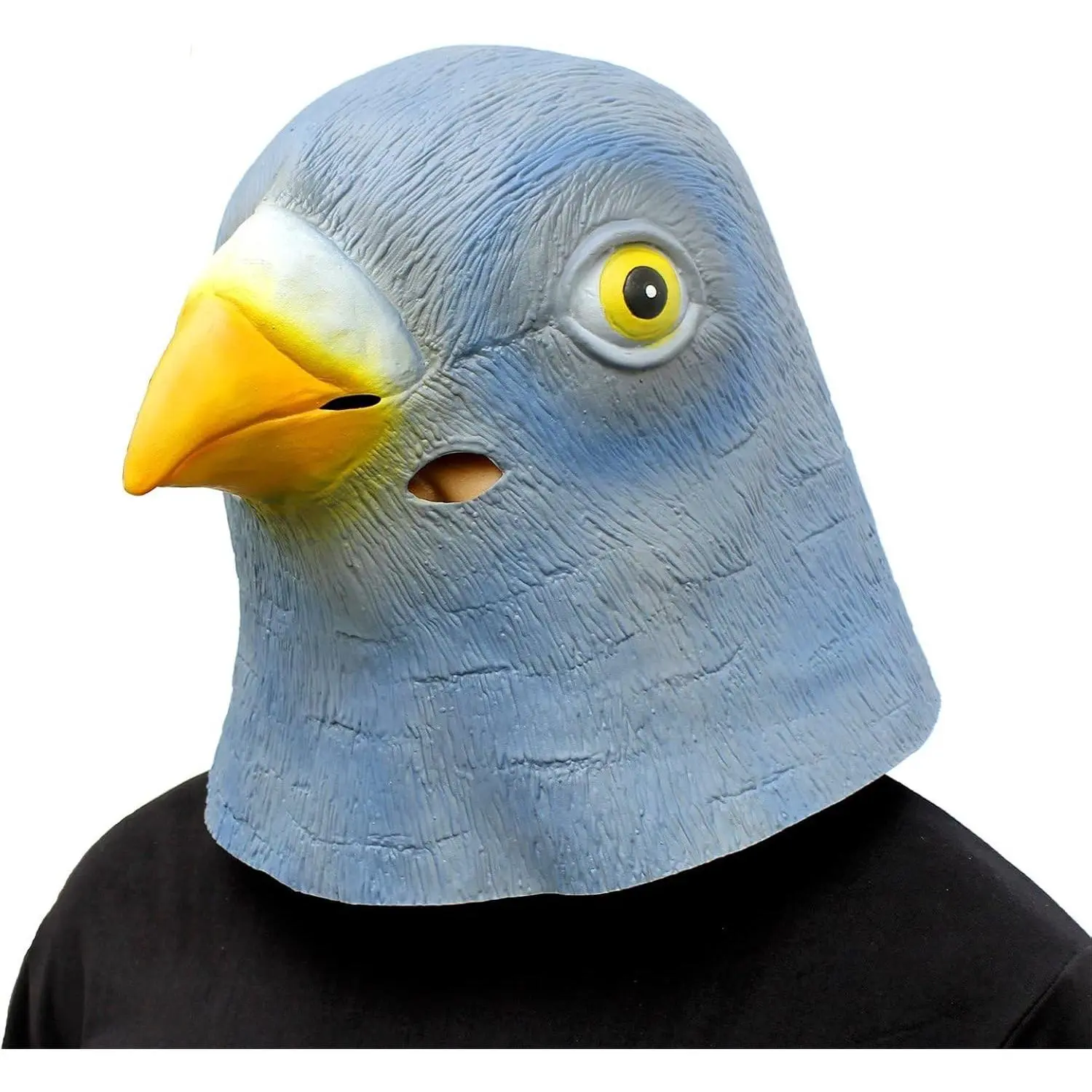 Natural Latex Pigeon Mask for Adults, Realistic Bird Costume Mask for Halloween Cosplay and PartiesGift