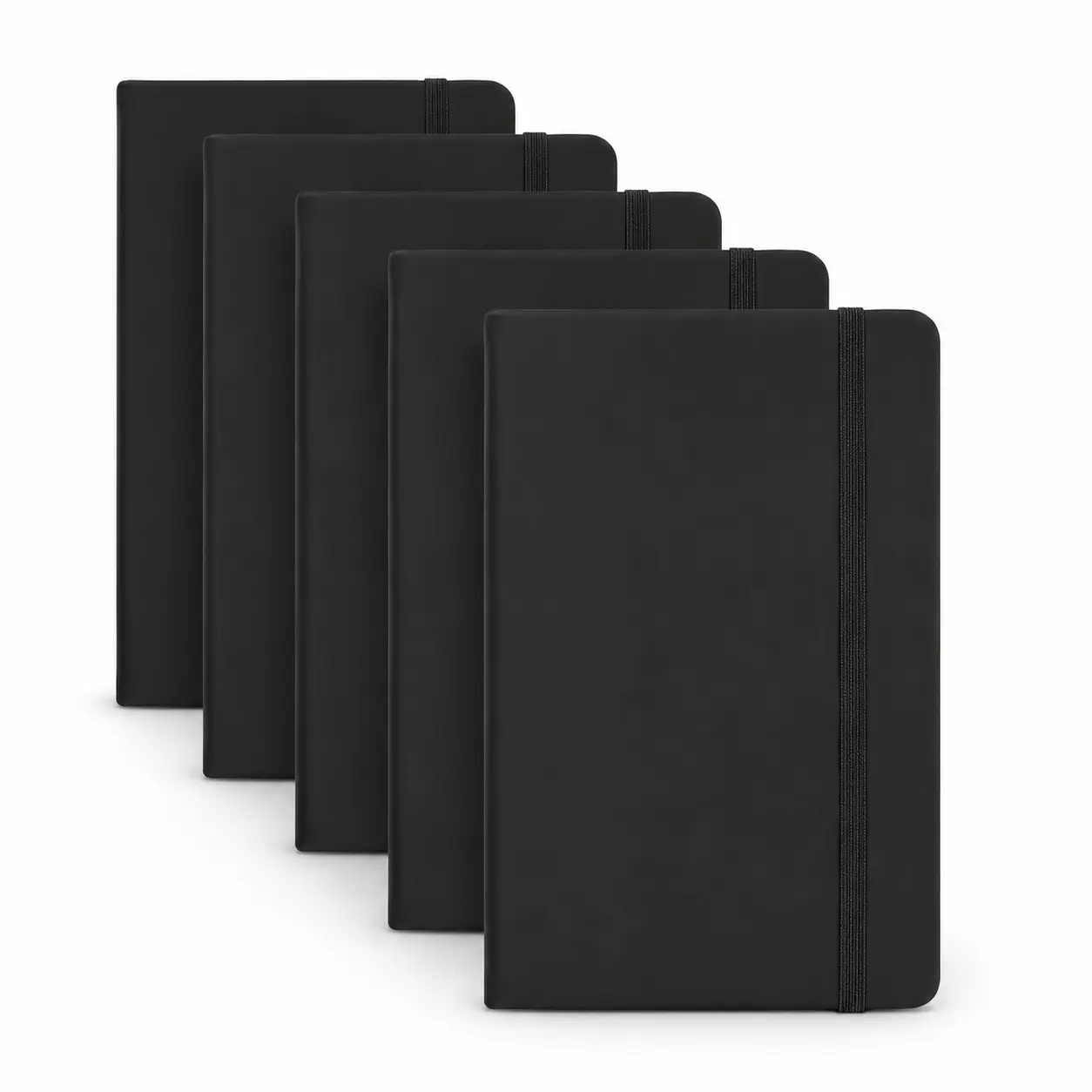 5-Pack Pocket Notebook Diary, Hardcover Mini Notebook, A6 Size 3.7"x5.7", College Style Lined Paper, Thick Quality Paper, Leather Cover, Durable Notebook, Notebook Set
