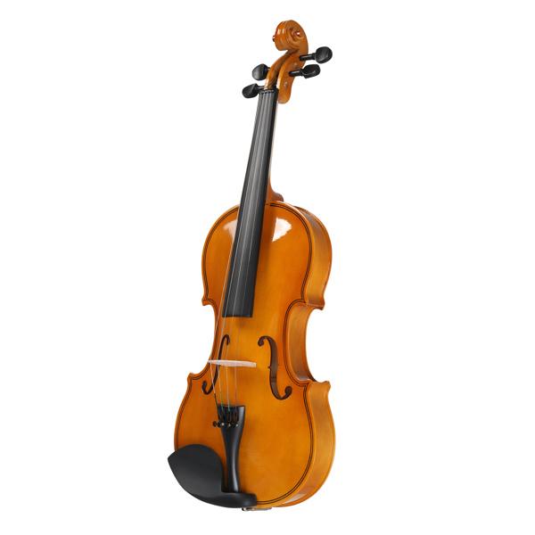 4/4 Violin Set for Adult Beginners and Students with Hard Case, Bow, Shoulder Rest, Rosin, Extra Strings, Pre Set Up Bridge