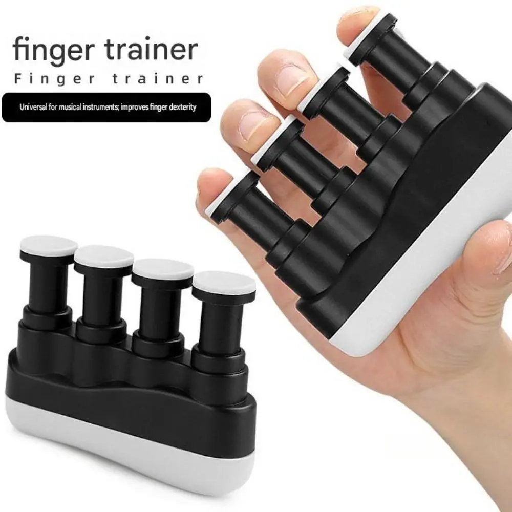 Adjustable Finger Exerciser & Hand Grip Strengthener, Portable Trainer with a Compact Lightweight Design for Piano Practice & Strength Training, Muscle Recovery, Guitar Practice, Beginner-Friendly Operation, Hand Strength, Fits All Hands, Boosts Grip Powe