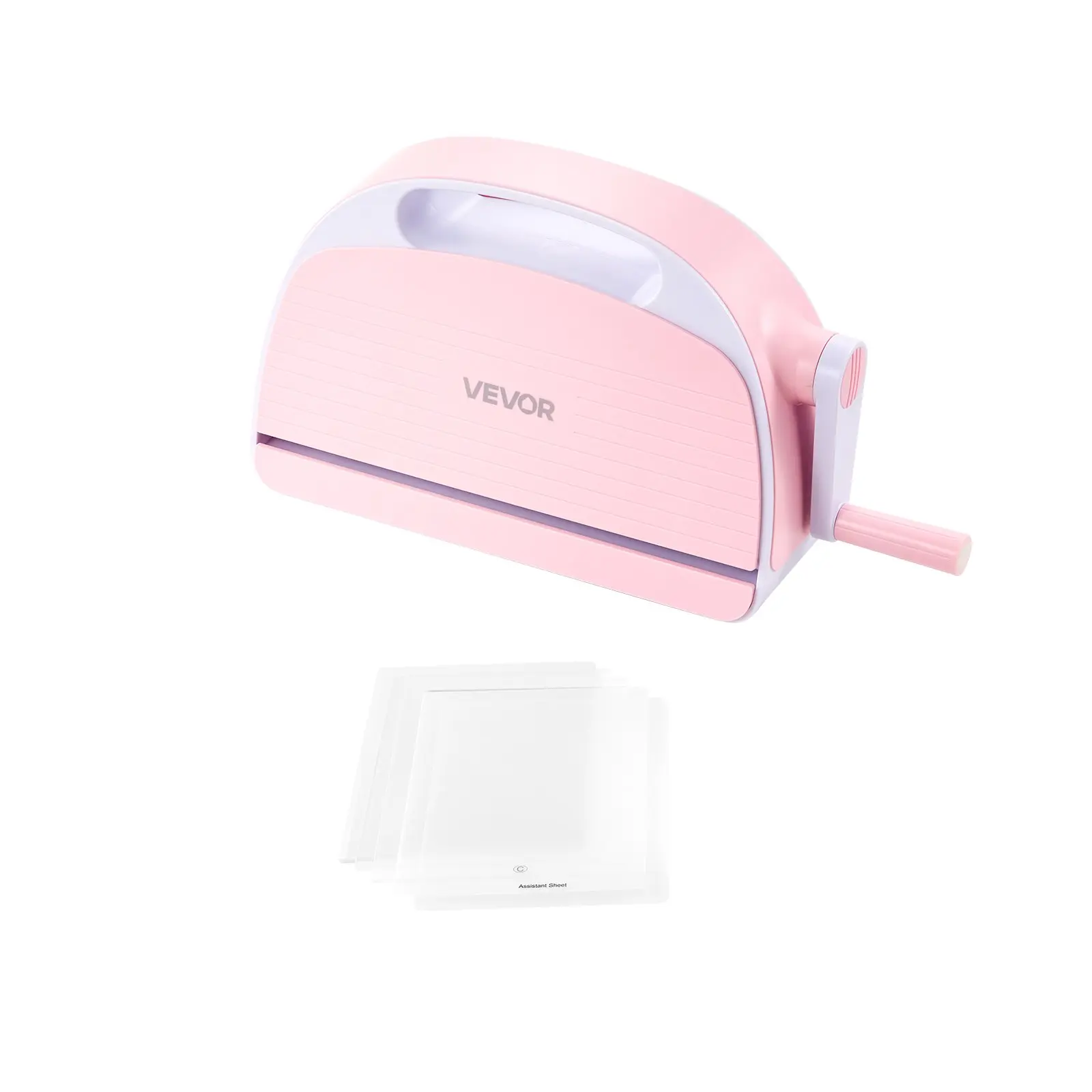 VEVOR Manual Die Cutting and Embossing Machine, 9" Opening, Portable Die Cut Machine with Cutting Plates, Ergonomic Handle, Easy to Store, for Arts and Crafts, Scrapbooking, Card Making, Crafting