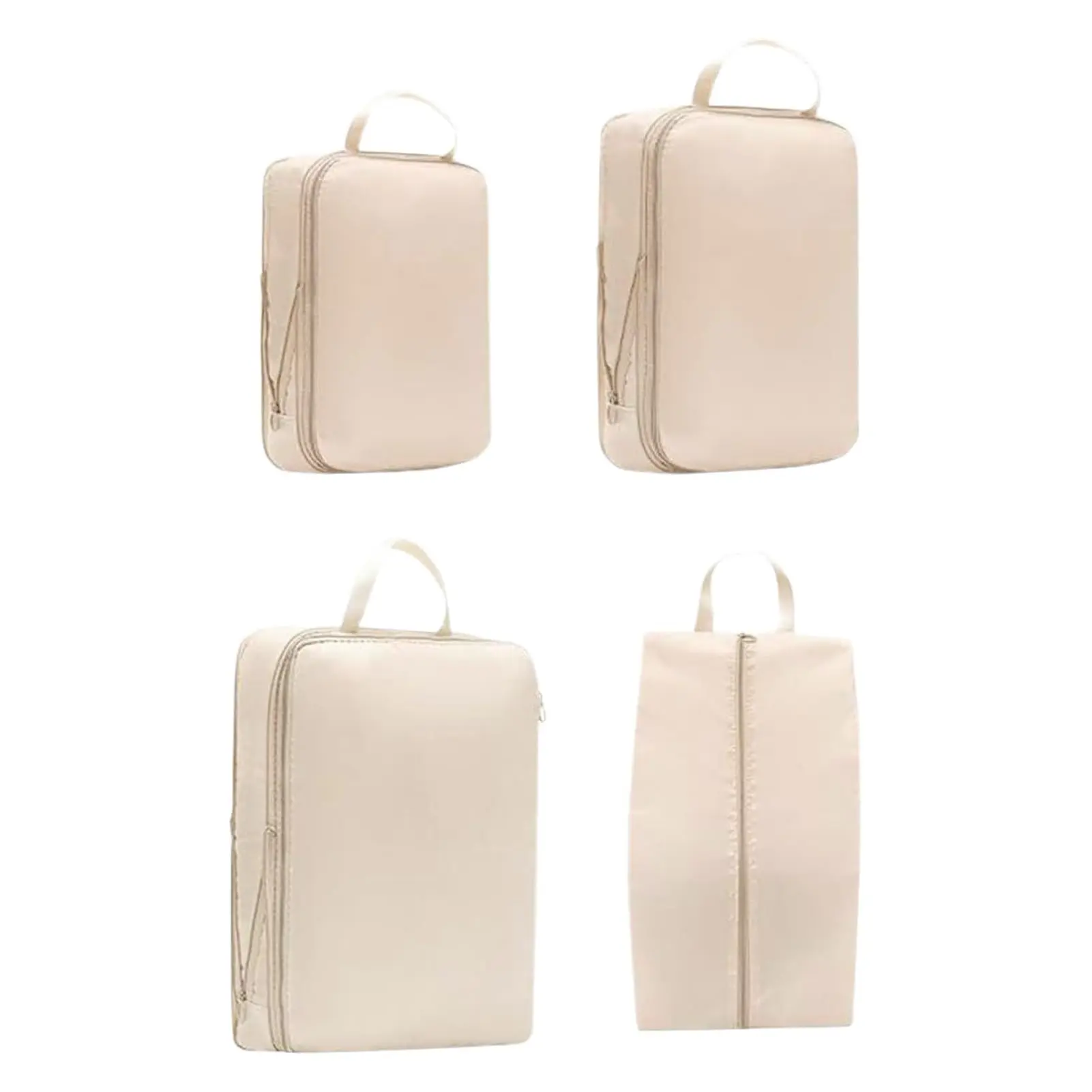 4pcs/set Compressible Travel Organizer, Space-Saving Luggage Expansion, Lightweight, Layered Storage, Waterproof Fabric, Breathable