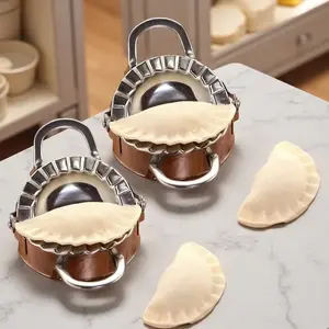 Stainless Steel Dumpling Maker, Perfect for Making Dumplings, Pastries, and Baked Goods, Durable Kitchen Tool for Easy Cooking