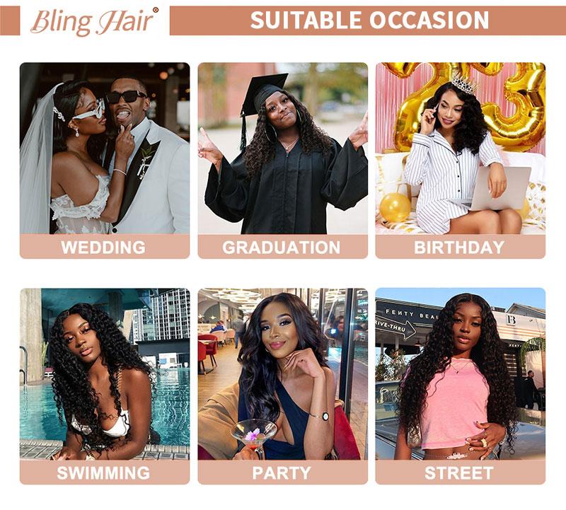 Bling Hair 13x6 13x4 Hd Pre Plucked Lace Chocolate Brown Color Wig Human Hair 34 Inch Lace Front Wigs Human Hair Pre Plucked With Baby hair Colored Hd Lace Frontal Wigs For Black Women TikTokShopHolidayHaul