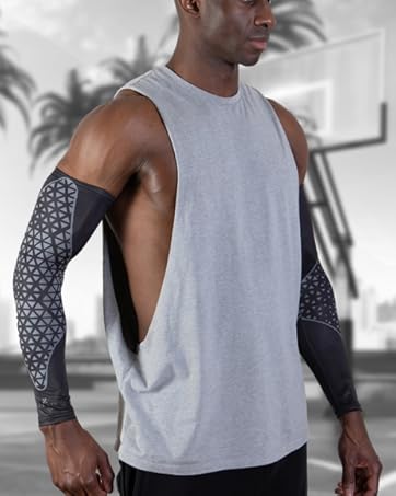 IGNITEX UV Sun Sleeves - Cover Up Men & Women - Compression, Cooling Arm Sleeve - UPF 50 Arm Shield Sun Protection
