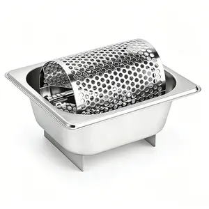 Stainless Steel Butter Wheel with Stand, Food Grade Butter Spreader for Bread, Hamburgers, Indoor Outdoor BBQ, Picnic, Dishwasher Safe