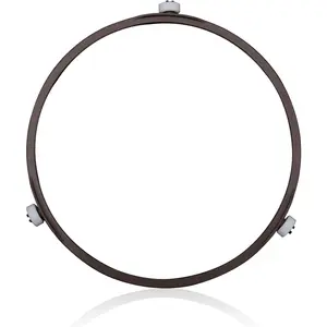 1pcs Microwave Turntable Ring, 7in Microwave Oven Tray Roller Spinner Replacement Parts Glass Plate Tray Support Holder Rotating Ring for 9.65-10.63in Glass Plates