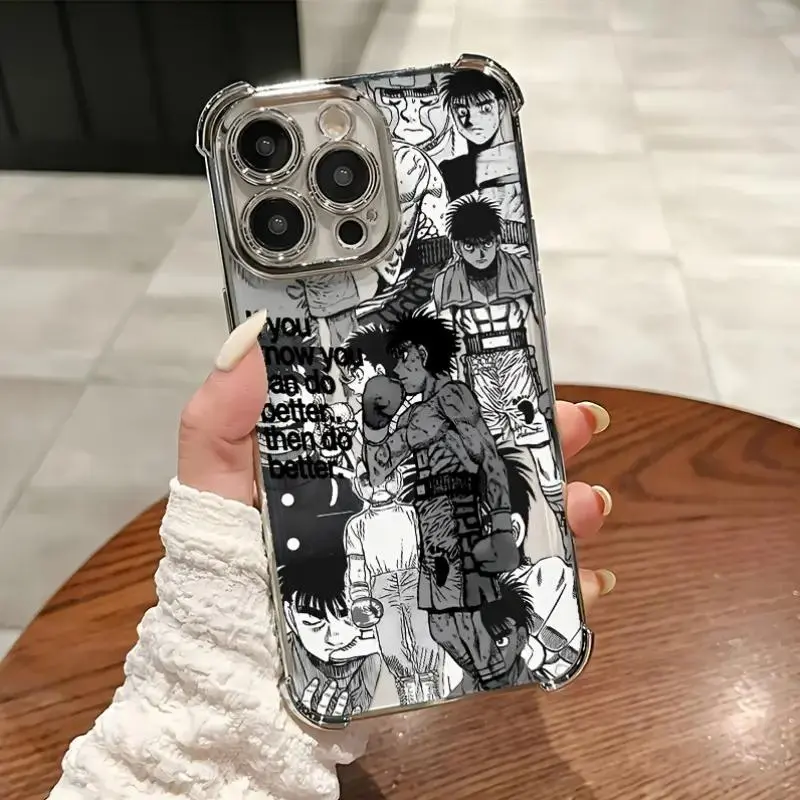 Hajimee no Ippoo  Anime Phone Case,for iPhone 17 16 15 14 13 12 11 Pro Max X XS and for Samsung S22 S23 S24 S25 S26 Plus Ultra,The Best Gift for Yourself, Partner,Friends, and Family, Accessories, Resistance, Protective, Anime Fans, High-Quality Tpu
