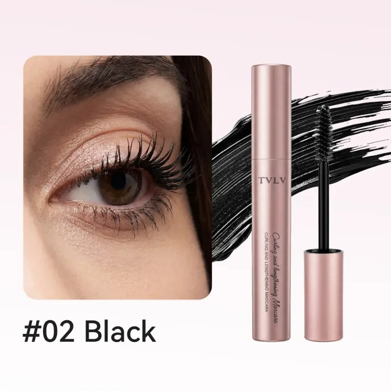 Waterproof Mascara, Long-Lasting, Sweat-Resistant, Smudge-Proof, Smooth and Bold, Perfect for Flawless Lashes and Brows Makeup