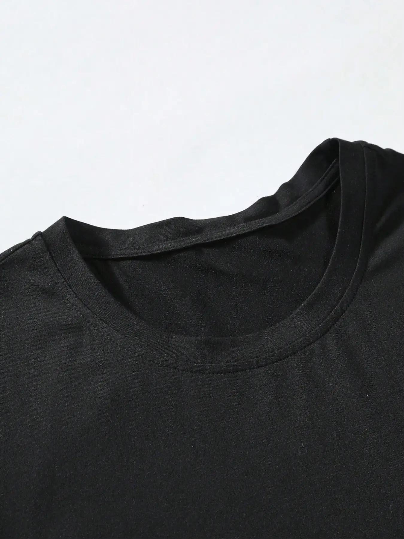 Men's Low Battery Print Sleep Tank Top, Casual Sleeveless Crew Neck Tee for Men, Comfy Loungewear for Daily Wear