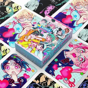 55/92Pcs/Pack Game Korean Manga Alien Stage Laser Card Mizi Sua Ivan Till Hyuna Luka Double Sided Printing Card LOMO Anime Card