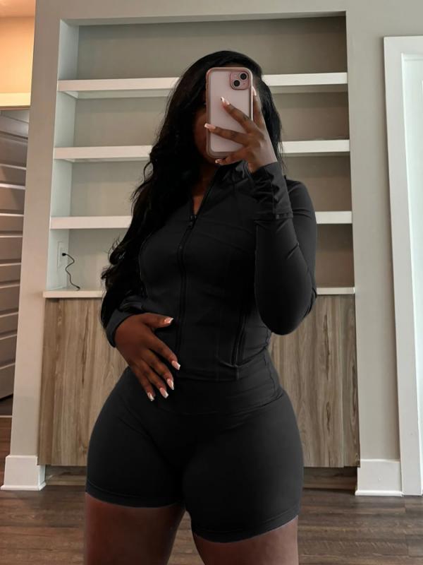 New2 piece sets women  Streetwear Lady Sports Tracksuit Set Lady Streetwear Shorts Outfit Set Sexy Women Two Pieces Club Macthing Top+Shorts colorblock print tee yoga clothes