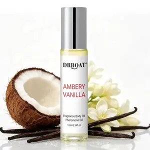 10ML Ambery Vanilla Pheromone Oil - Ambery Saffron Roll-On Perfume, Fragrance Oil, Eau De Toilette, Travel Size, Daily Use, Dates