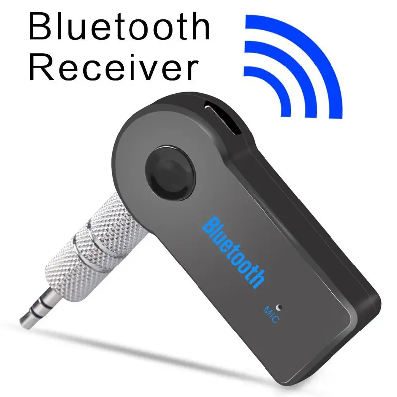 2-in-1 Wireless Bluetooth 5.0 Receiver-Transmitter with 3.5 mm Aux Jack, On-the-Go Speaker Amplifier, Handsfree Adapter for Phones/Tablets, Headphones, Car Users (A2DP Compatible), Stable And Fast Transmission