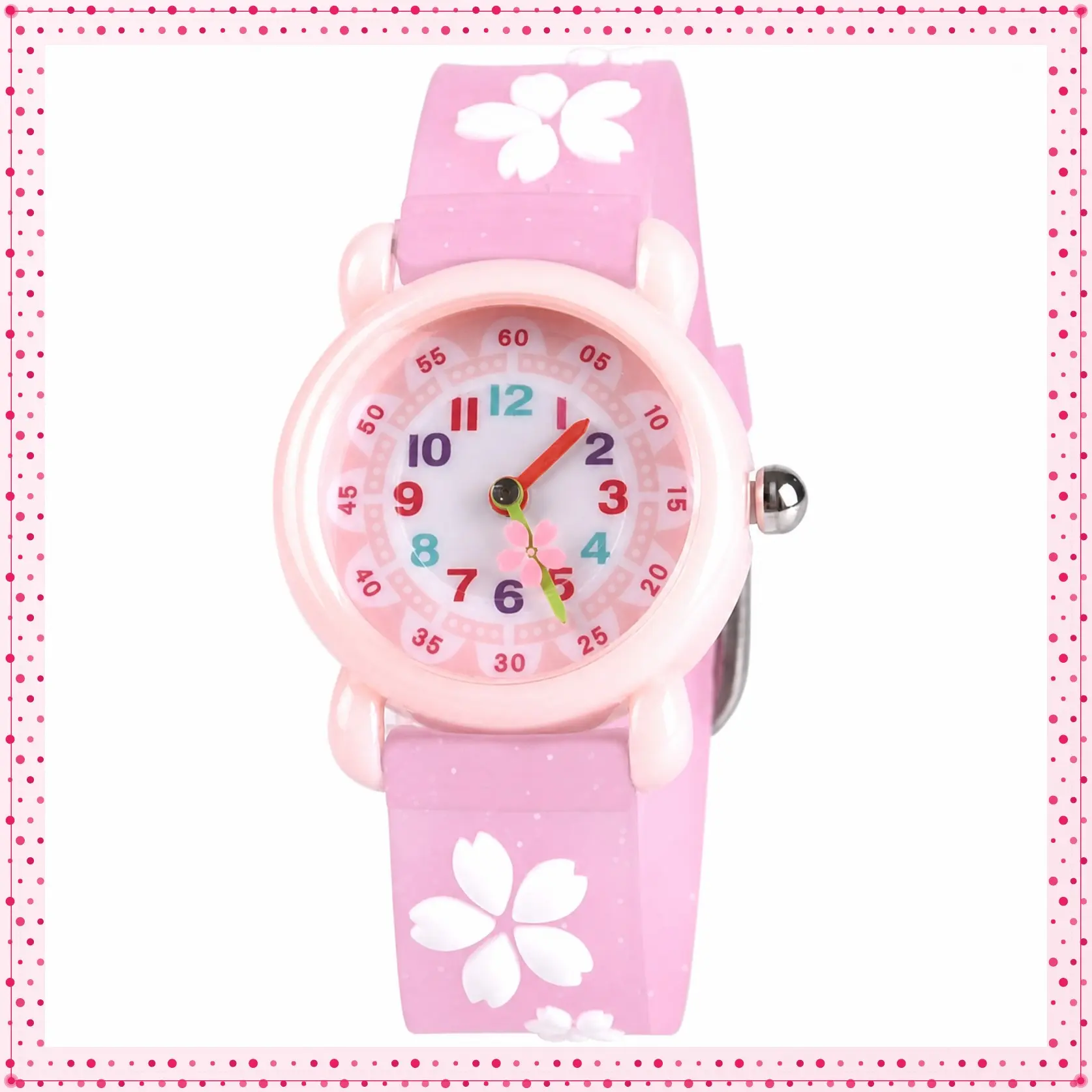 3D Cartoon Waterproof Toddler Watch for Girls Ages 3-8, Cute Kids GiftGift