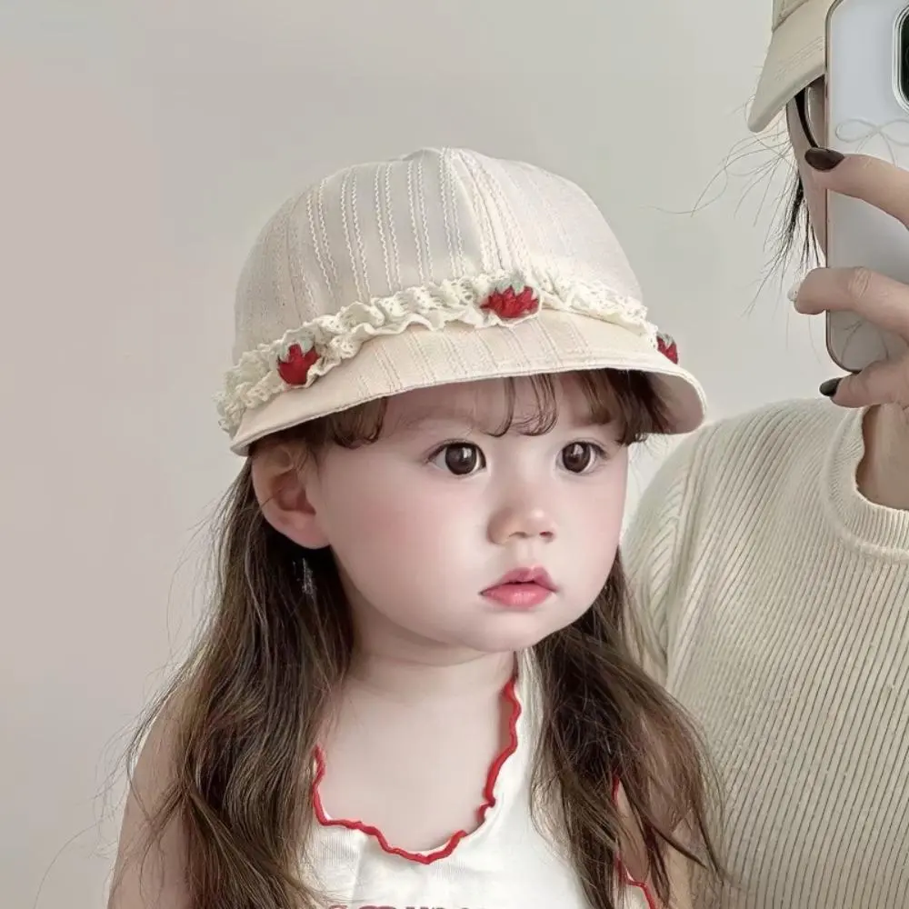 2026 New Princess Strawberry Printed Baseball Cap - Lightweight, Sun-Protective Sports & Outdoor Hat