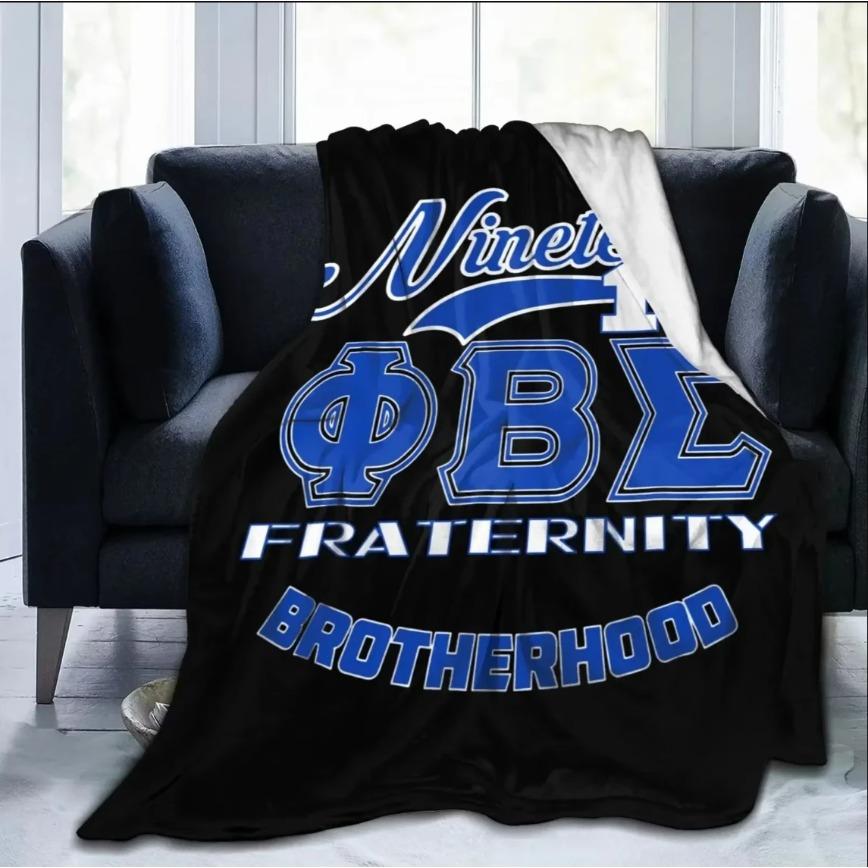 Phi Beta Sigma Fraternity PBS Blanket Ultra Soft Flannel Fleece Cozy Warm Bedroom Couch Sofa Throw Bedding Tapestry Decor Decorative Throw Perfect Birthday Gift Christmas Gift for Fraternity Members Viral Trending Greek Letter Style Phi Beta Sigma Fraternity PBS Blanket Ultra Soft Flannel Fleece Cozy Warm Bedroom Couch Sofa Throw Bedding Tapestry Decor Decorative Throw Perfect Birthday Gift Christmas Gift for Fraternity Members Viral Trending Greek Letter Style