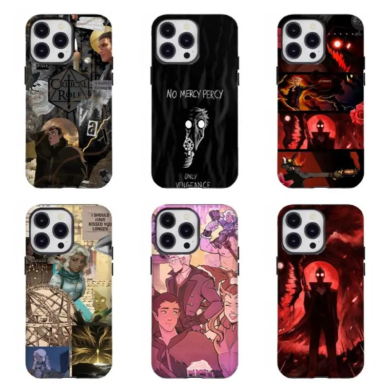 V0x Machina Critical Role Custom Smartphone Case - Dark D&D Fantasy Aesthetic Cellphone Accessory for iPhone 11-17,for Samsung S21-S25, Handheld Tabletop Game Fan Gift