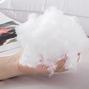 18"x18" Pillow Inserts (Set of 2) - Throw Pillow Inserts with 100% Cotton Cover - 18 Inch Square Sofa Pillow Inserts - Decorative Pillow Insert Pair - White Couch Pillow