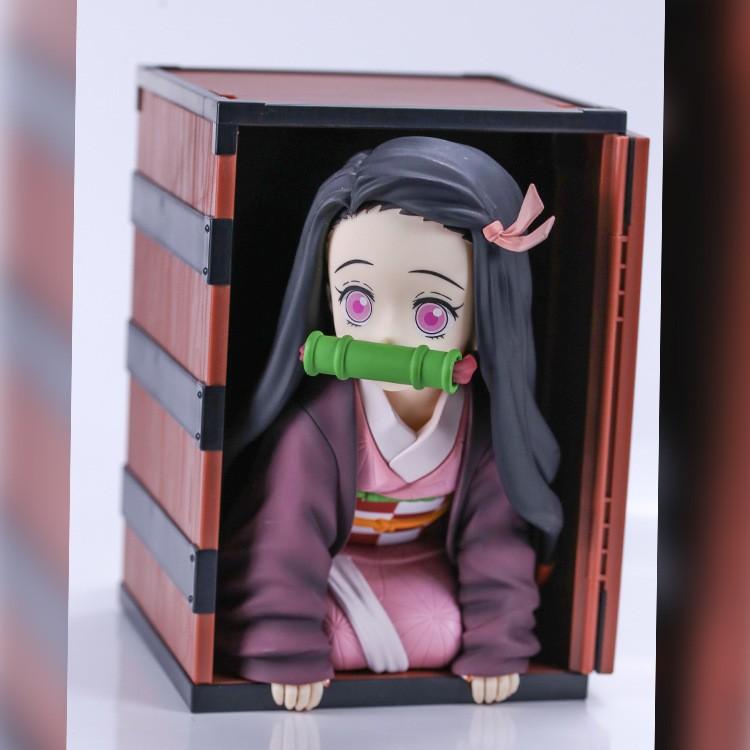 <Demon Slayer: Kimetsu no Yaiba> Nezuko Popcorn Bucket Practical Snack Container Can Hold Popcorn Candy Suitable for Outdoors and Movie Theaters