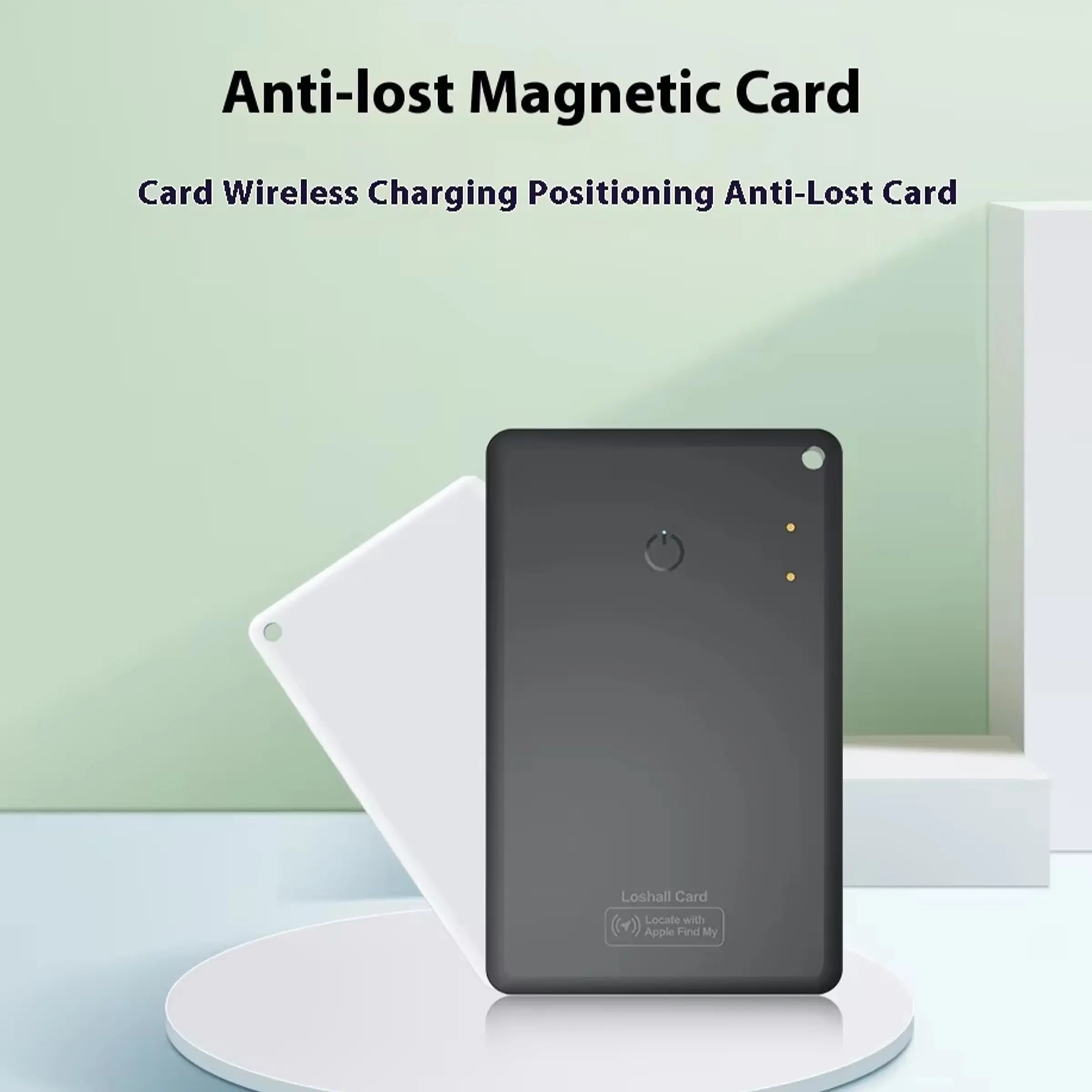 Ultra Thin Wallet Tracker Card GPS Item Locator Tag For Luggage Compatible With Apple Find My Only For IOS Portable Anti Lost Finder Card To Locate Belongings