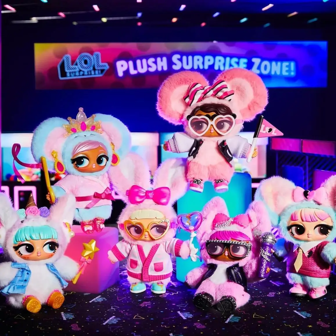【Buy 2,Get 1 free-1pcs no box option】MGAL.0.L. Surprise Plush Surprise Unique-Cora - Plushwith Hidden Fashions