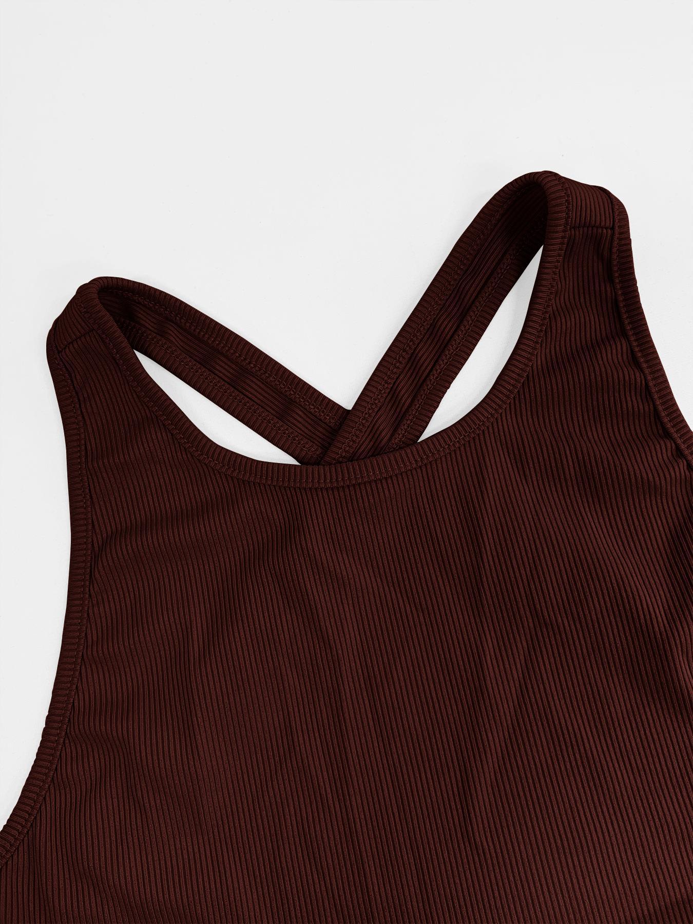 Women's Sexy Chic Off-Shoulder Midi Dress, Backless Criss Cross Design, Split Hem, High Stretch Fabric, Casual Long Sleeveless Dress