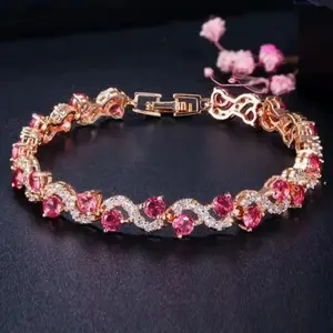 Dainty Rhinestone Tennis Chain Bracelet Set, Colorful Wave Crystal Link Sports Wristband, Sparkly Stackable Couple Matching Wrist Jewelry, Elegant Trendy Daily Wear Accessories for Men & Women, Ideal Casual Outfit Decor, Dating Gift & Holiday Present Coll