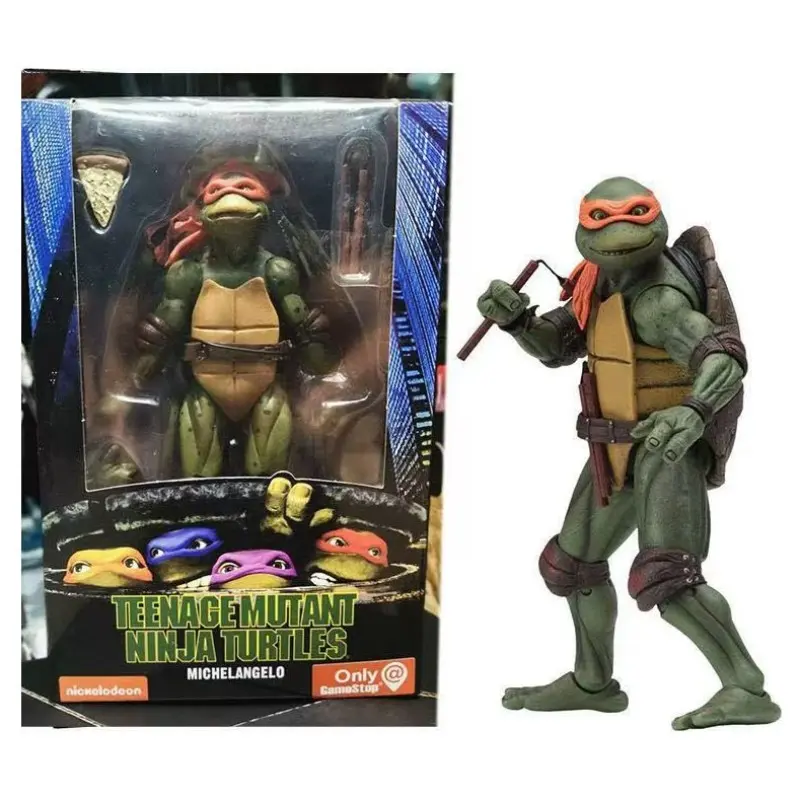 7-Inch Neca Teenage Mutant Ninja Turtles 1990 Movie Edition Limited Edition Action Figure, Home Decor, Birthday, Halloween, Easter Gift