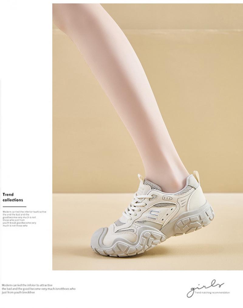 2026 women's running sneakers, shock-absorbing, lightweight, new autumn outdoor hiking shoes, non-slip, breathable dad shoes, unisex