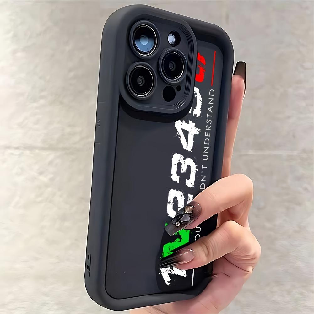 Motorcycle Rider 1N23456 Phone Case Suitable for iPhone 17 E Air Pro ProMax iPhone16 15 14 Plus 13 12 Mini 11 X XS XR Shockproof Soft TPU Back Cover