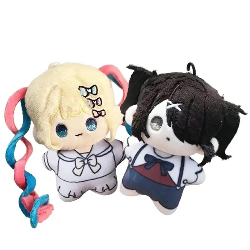 Anime Cute KAngel/Angel-chan/Ame-chan 10cm Mini Soft Stuffed Doll - Dango Dress-Up Backpack Pendant Keychain Keyring, Cosplay Accessory, Kids Gifts for Anime Fans