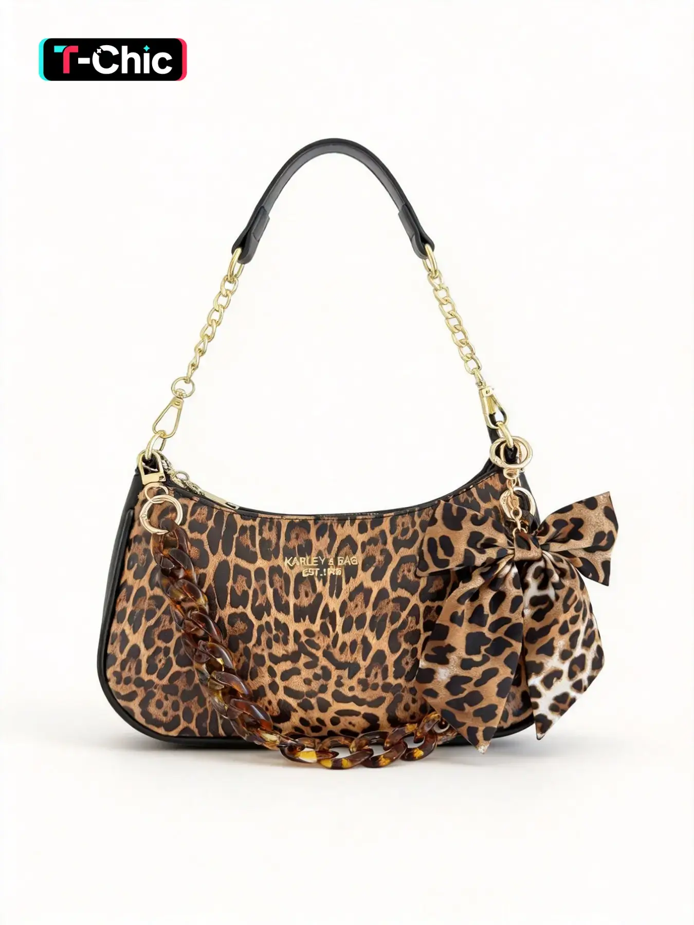 Fashion Leopard Print Crossbody Bag for Women, PU Material Durable & Scratch Resistant, Adjustable Strap, Perfect for Outing & Office